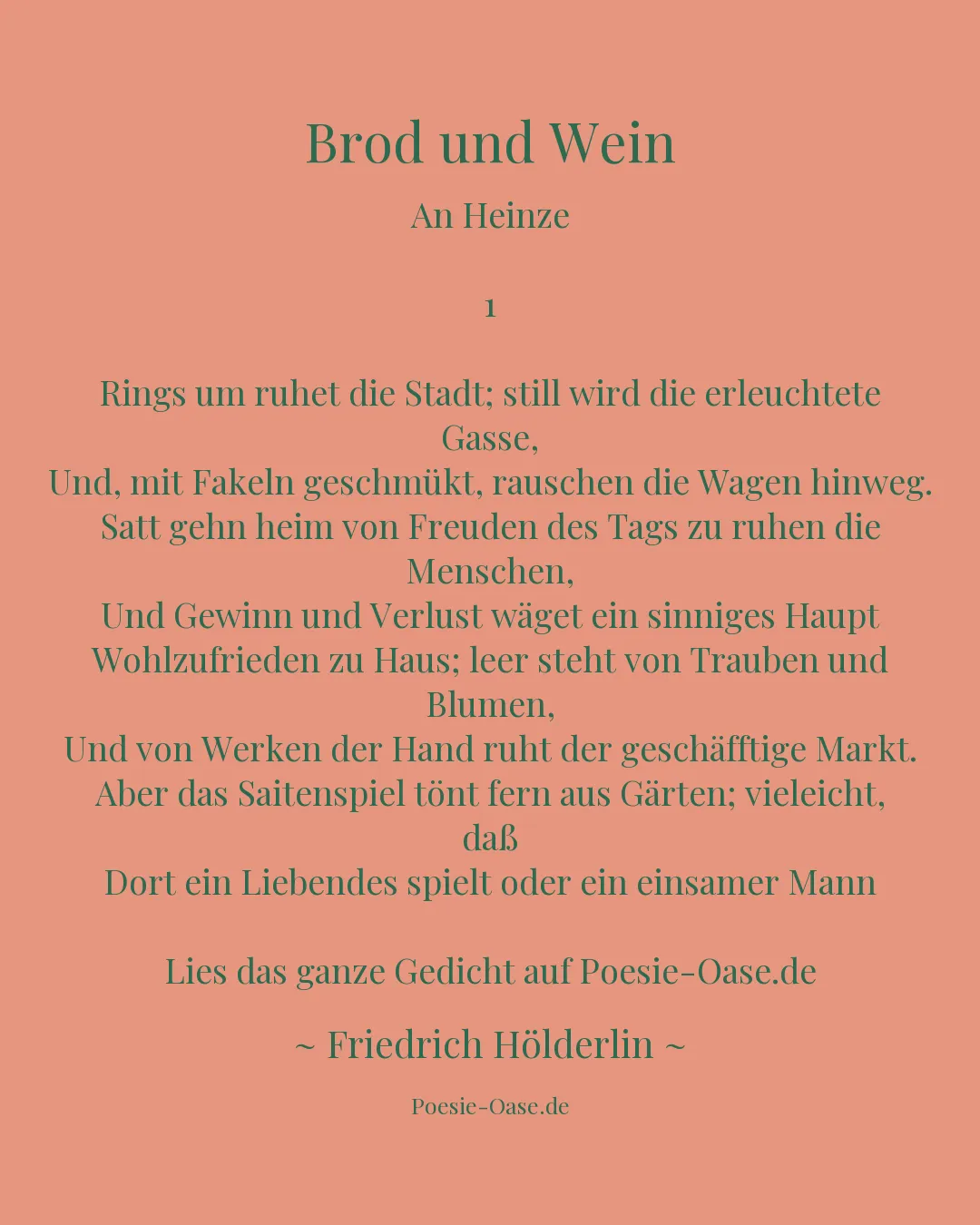 Illustration zu Brod und Wein