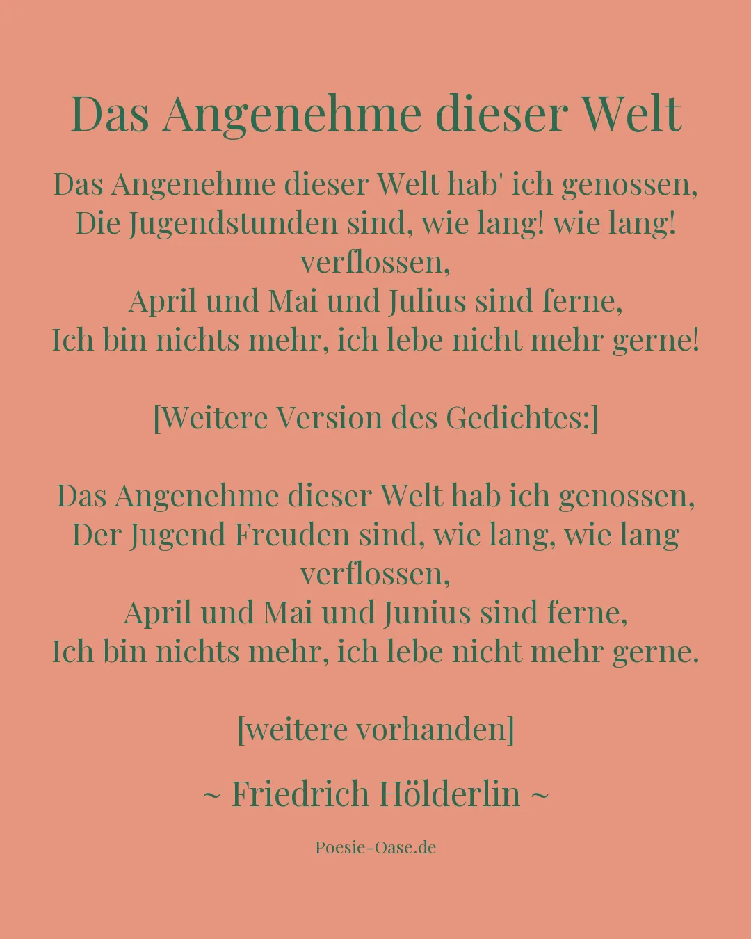 Illustration zu Das Angenehme dieser Welt