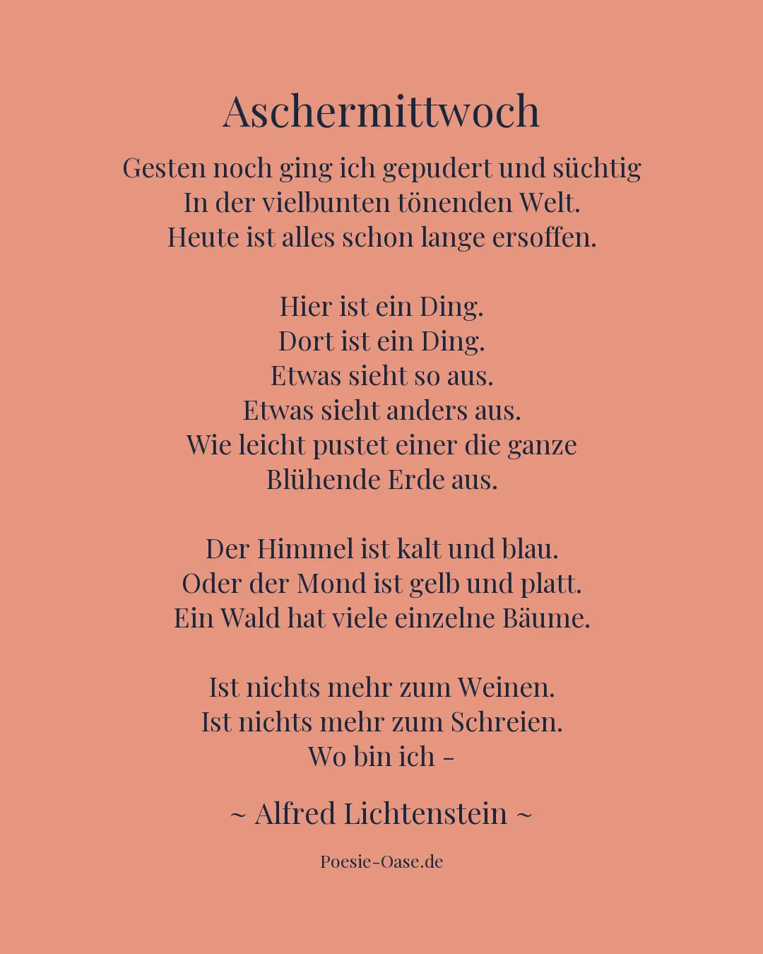 Illustration zu Aschermittwoch