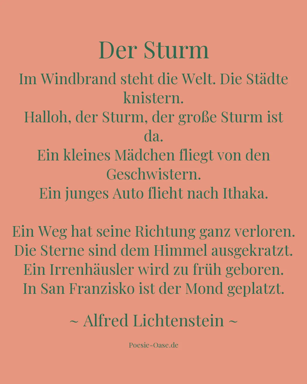 Illustration zu Der Sturm