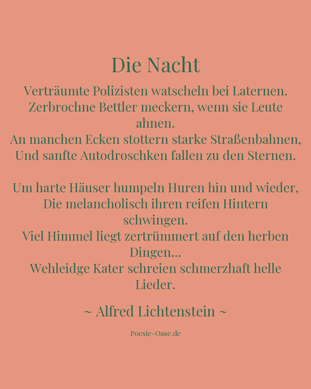 Illustration zu Die Nacht