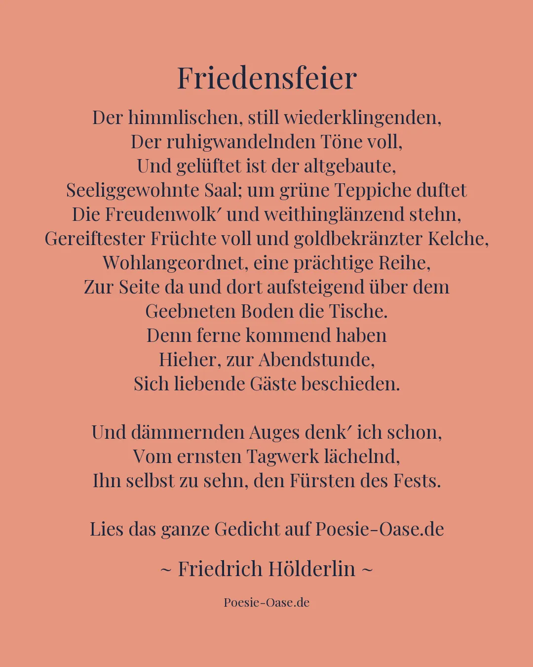 Illustration zu Friedensfeier
