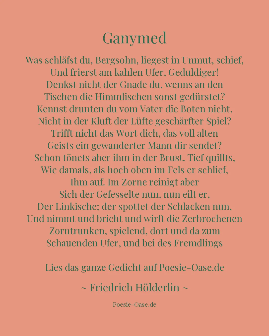 Illustration zu Ganymed