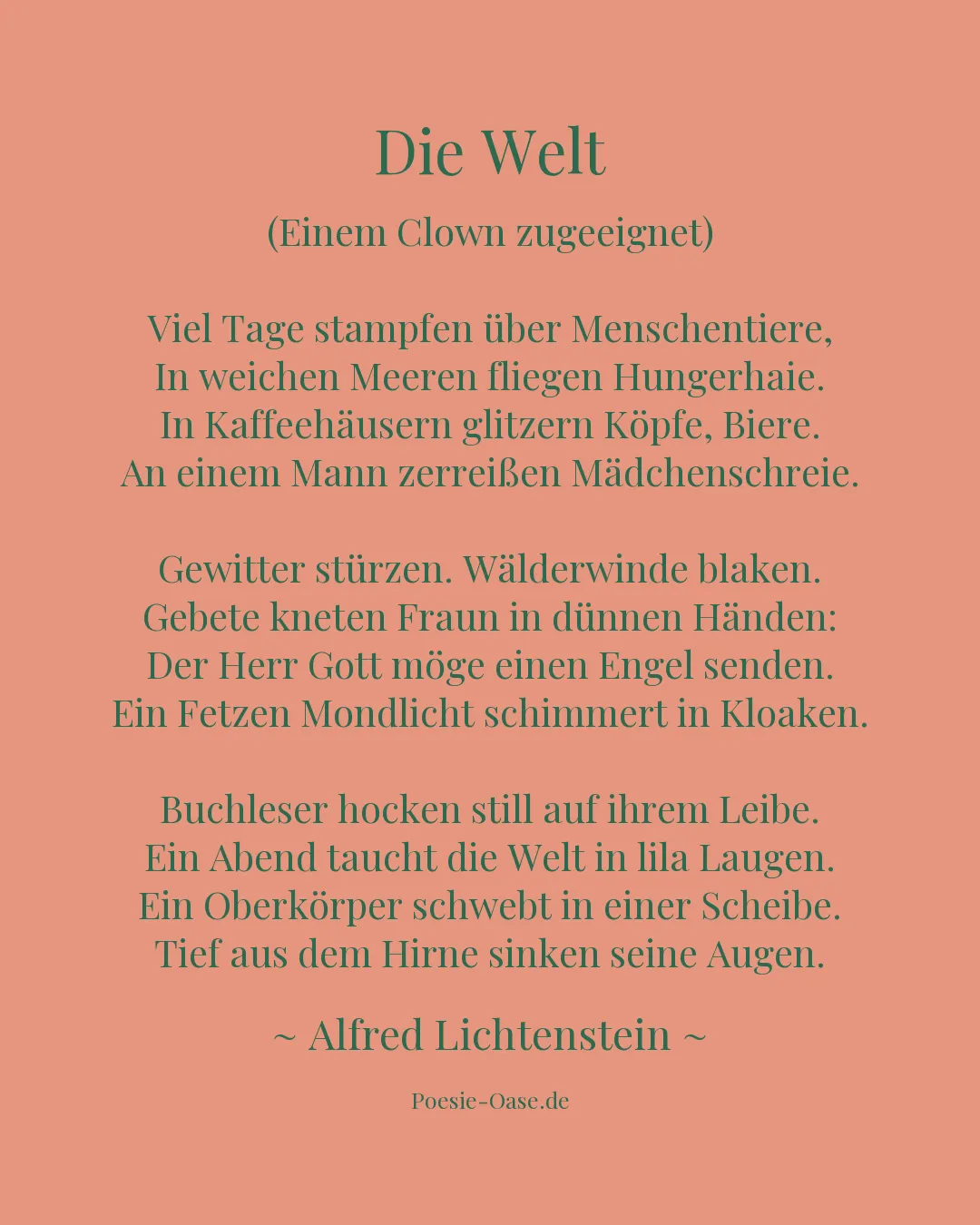 Illustration zu Die Welt