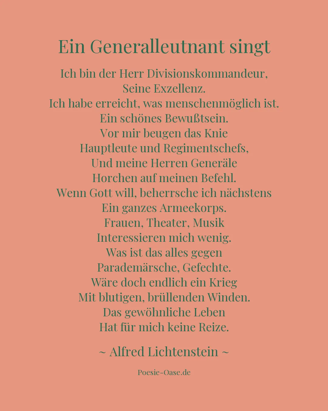 Illustration zu Ein Generalleutnant singt
