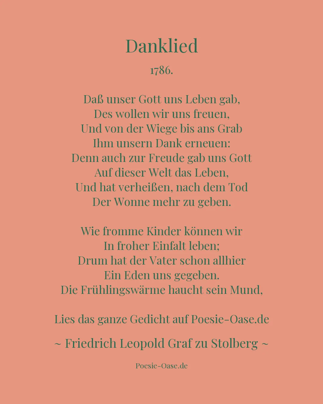Illustration zu Danklied