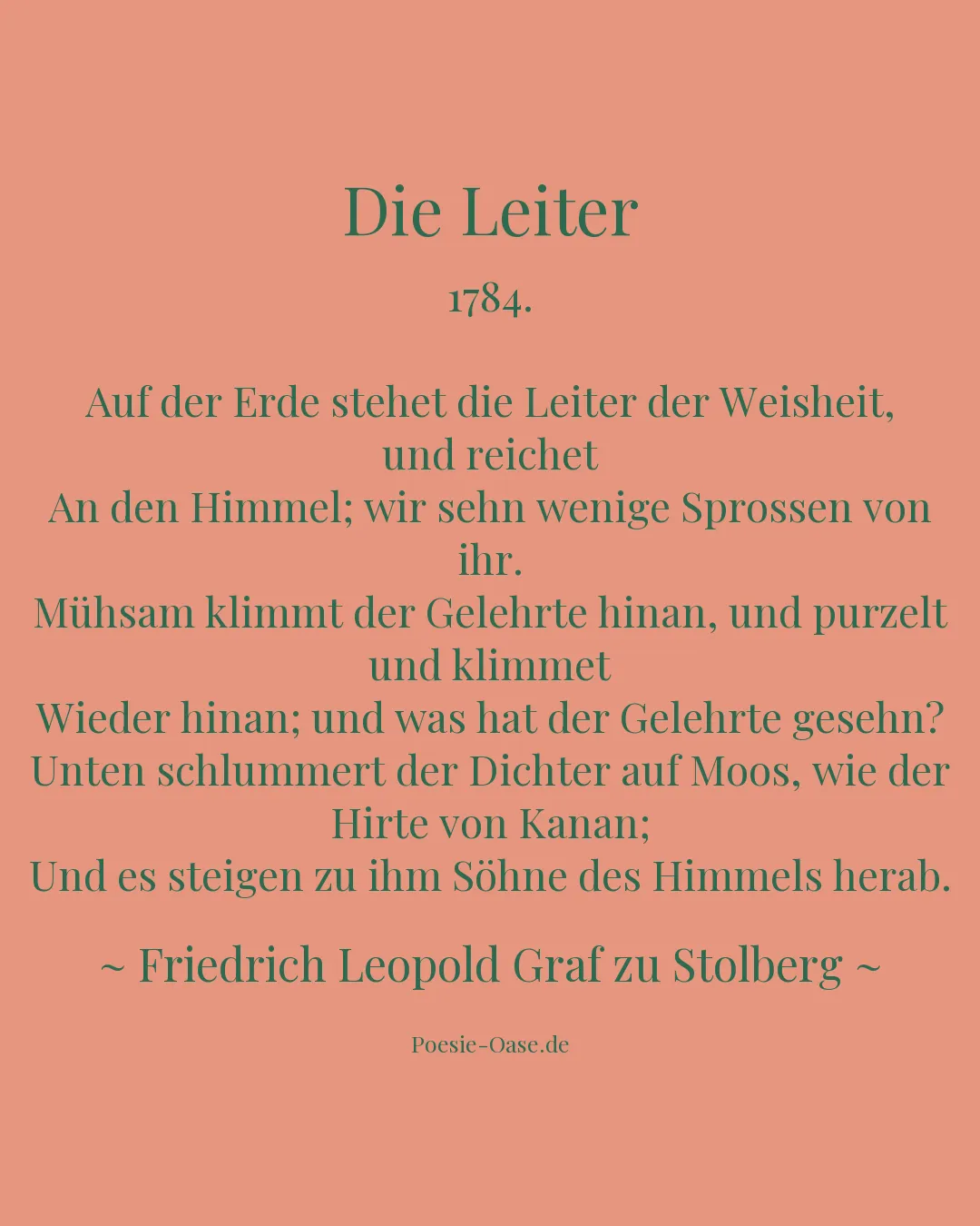 Illustration zu Die Leiter