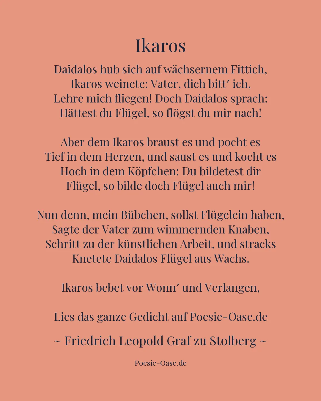 Illustration zu Ikaros