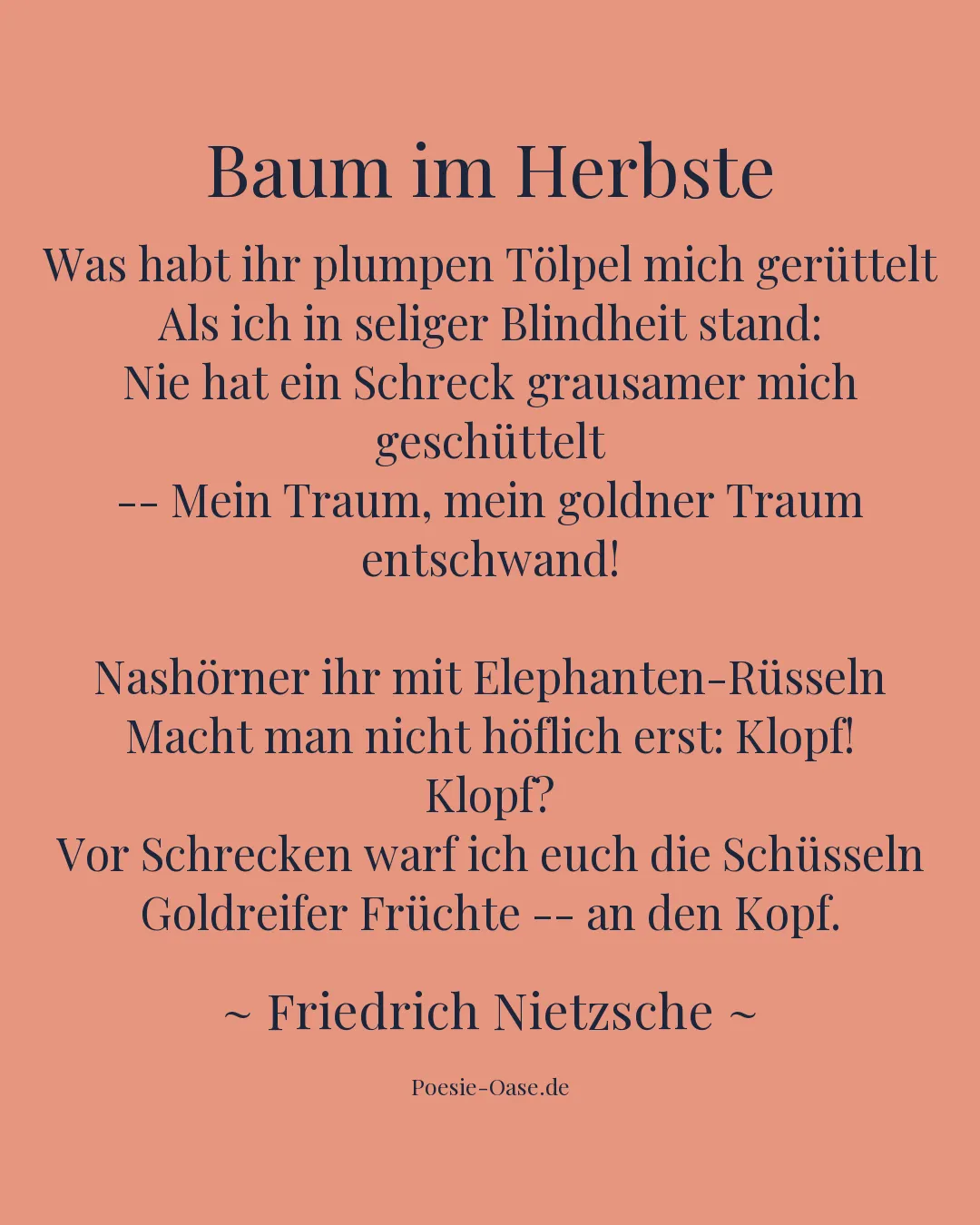 Illustration zu Baum im Herbste
