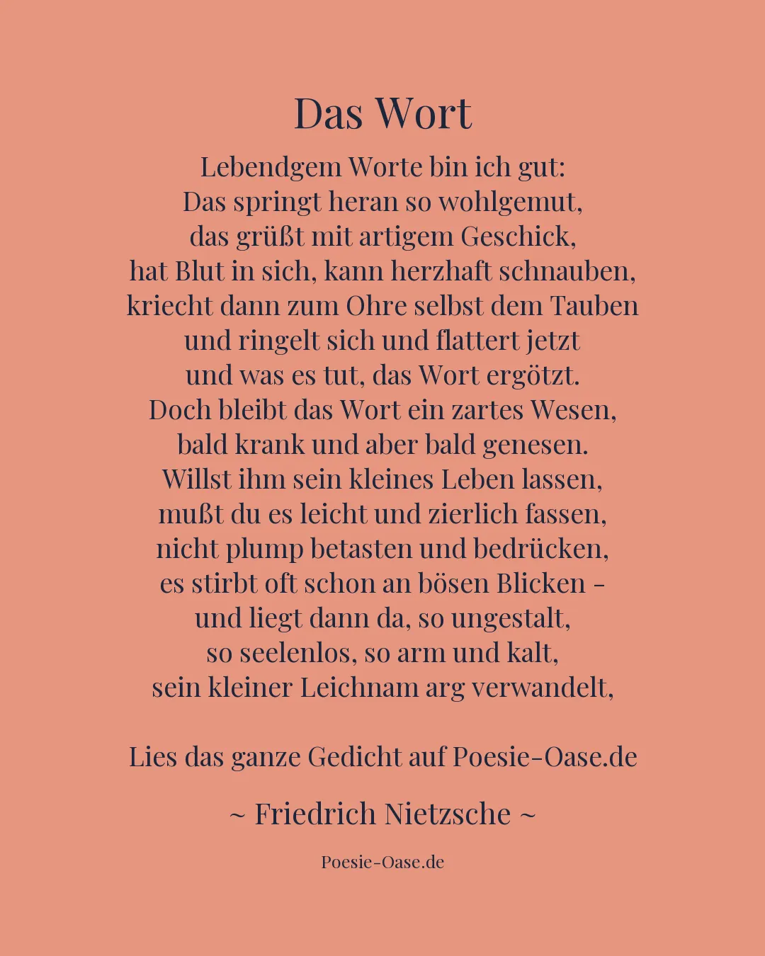 Illustration zu Das Wort