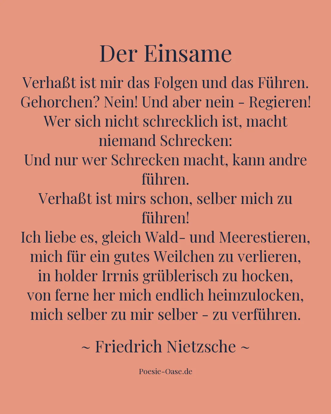 Illustration zu Der Einsame