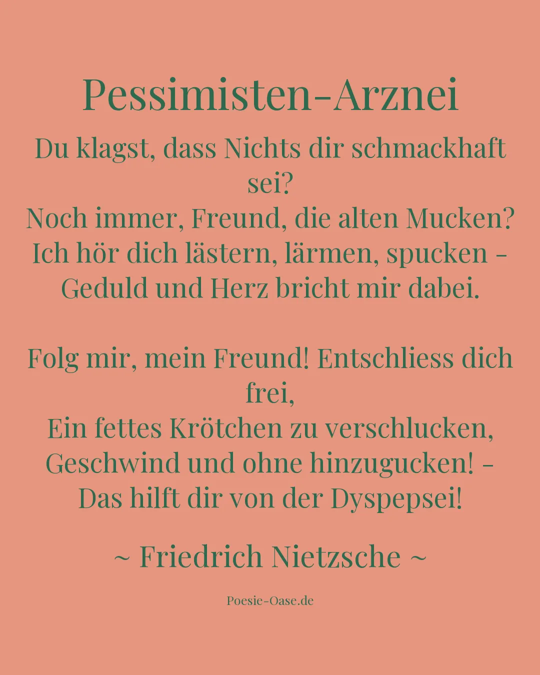 Illustration zu Pessimisten-Arznei