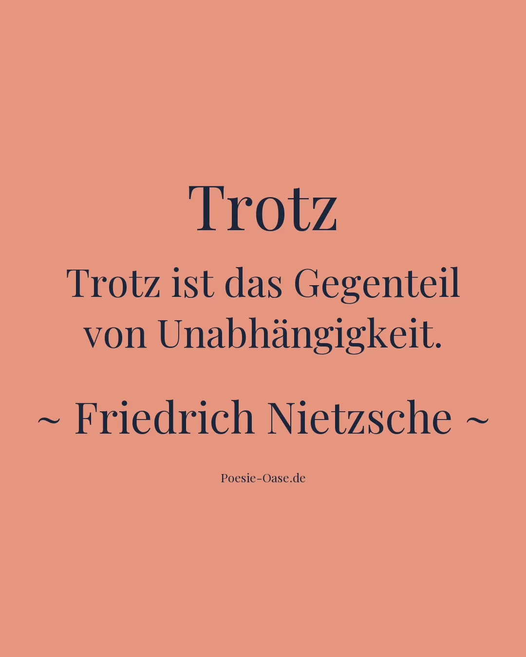 Illustration zu Trotz
