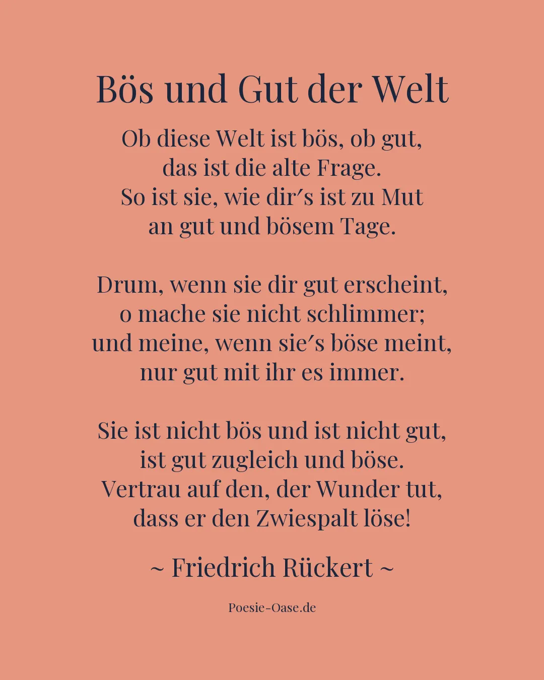 Illustration zu Bös und Gut der Welt
