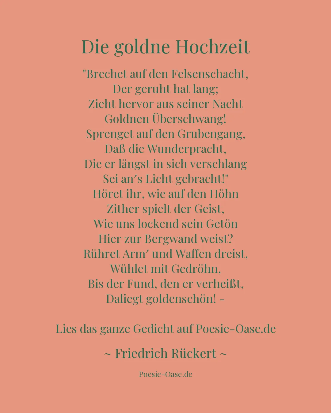 Illustration zu Die goldne Hochzeit