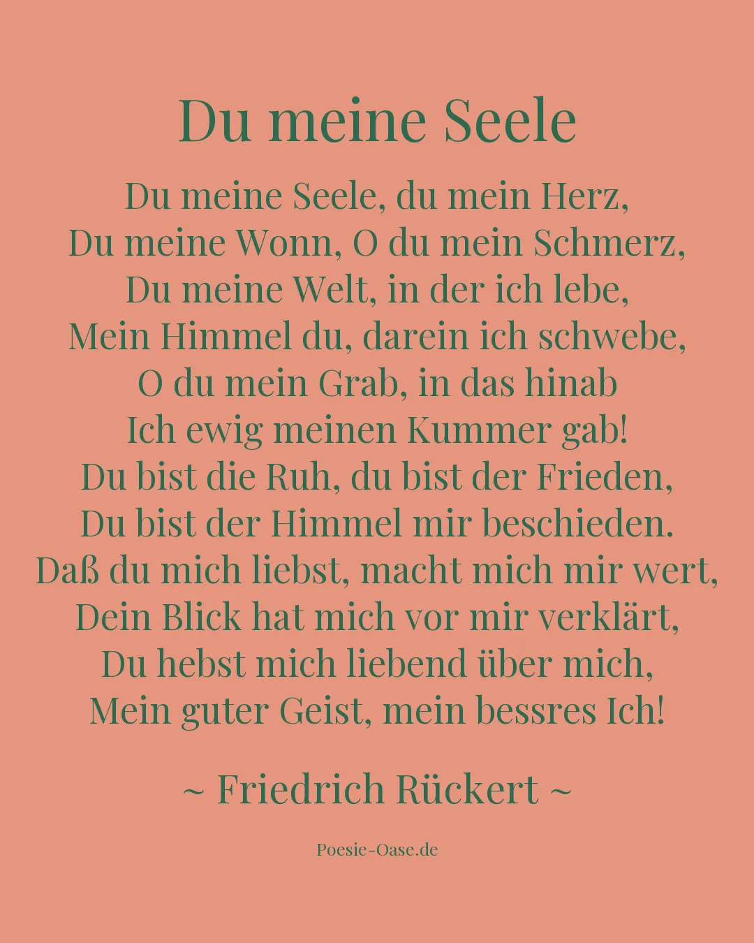 Illustration zu Du meine Seele