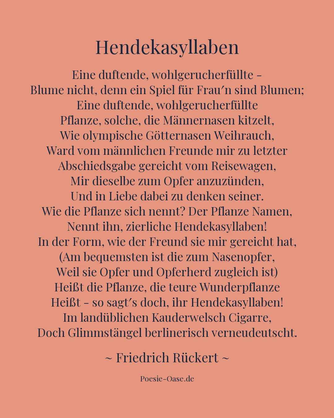 Illustration zu Hendekasyllaben