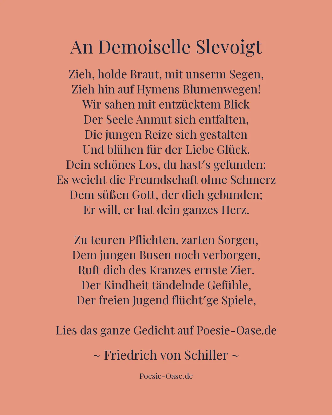 Illustration zu An Demoiselle Slevoigt