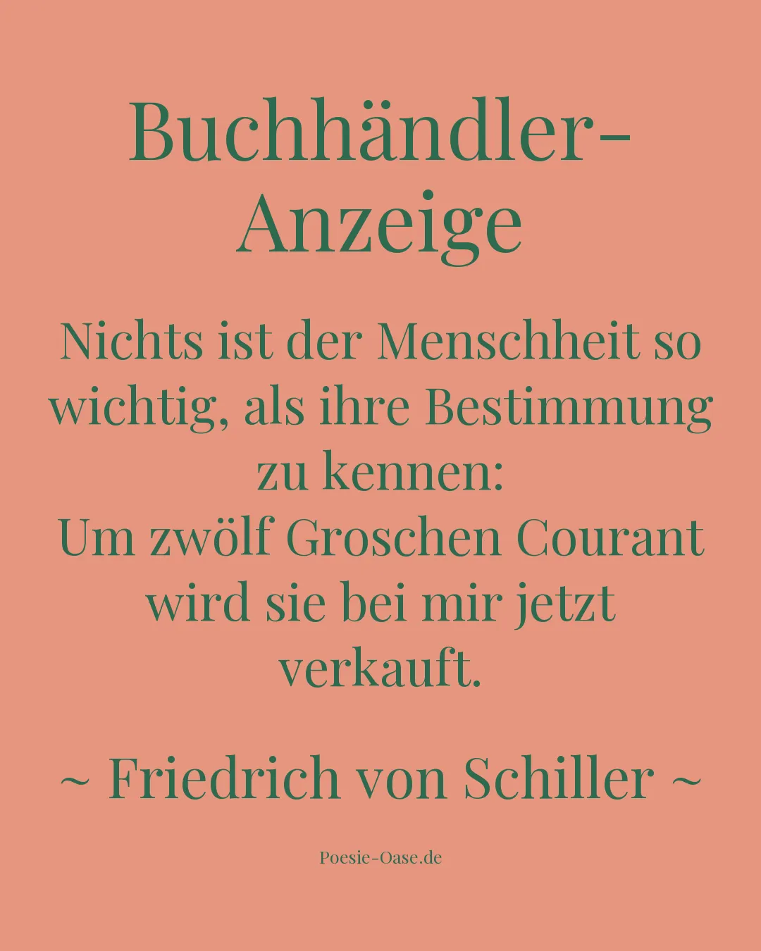 Illustration zu Buchhändler-Anzeige