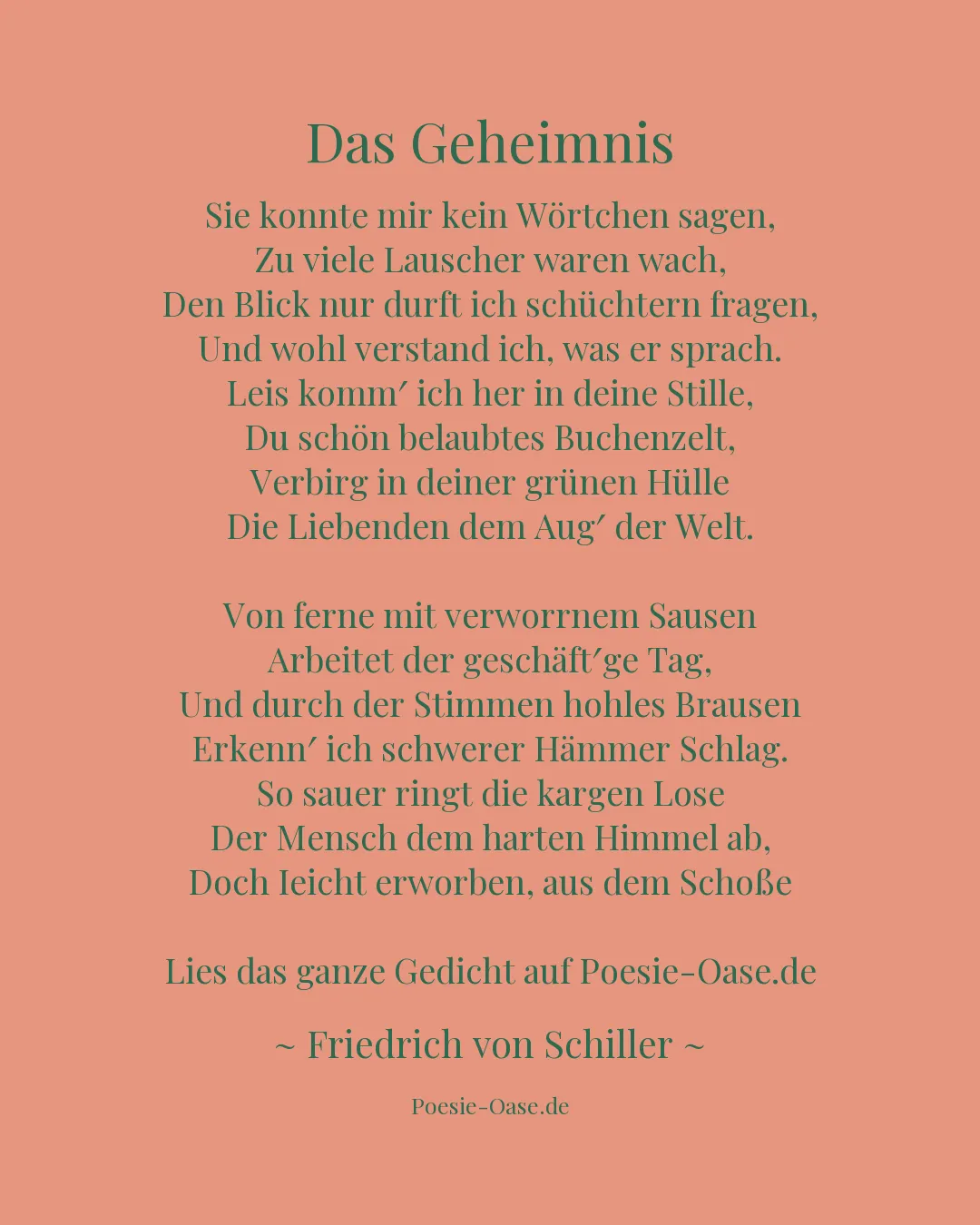 Illustration zu Das Geheimnis