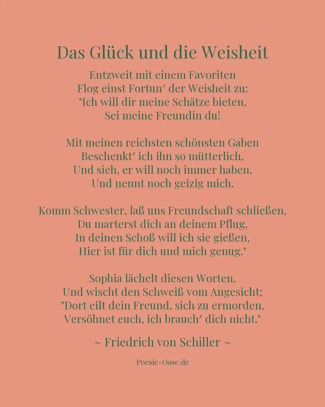 Illustration zu Das Glück und die Weisheit