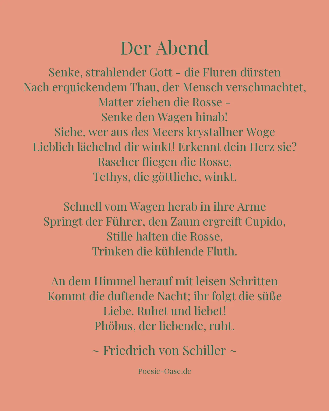 Illustration zu Der Abend
