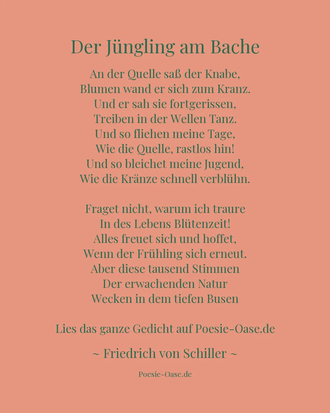 Illustration zu Der Jüngling am Bache