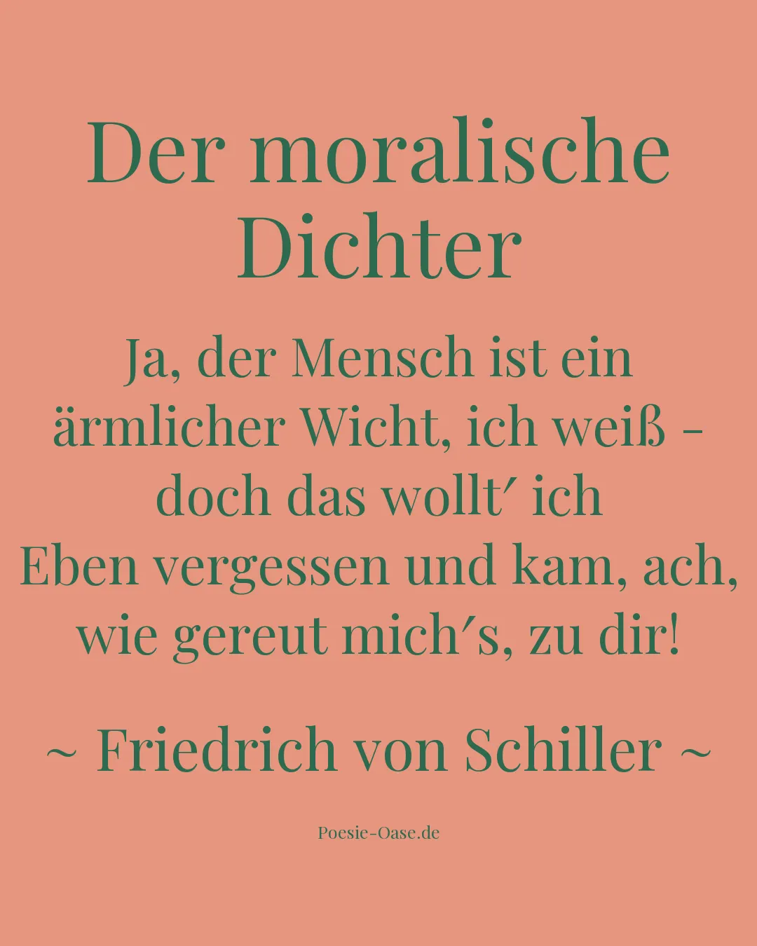 Illustration zu Der moralische Dichter
