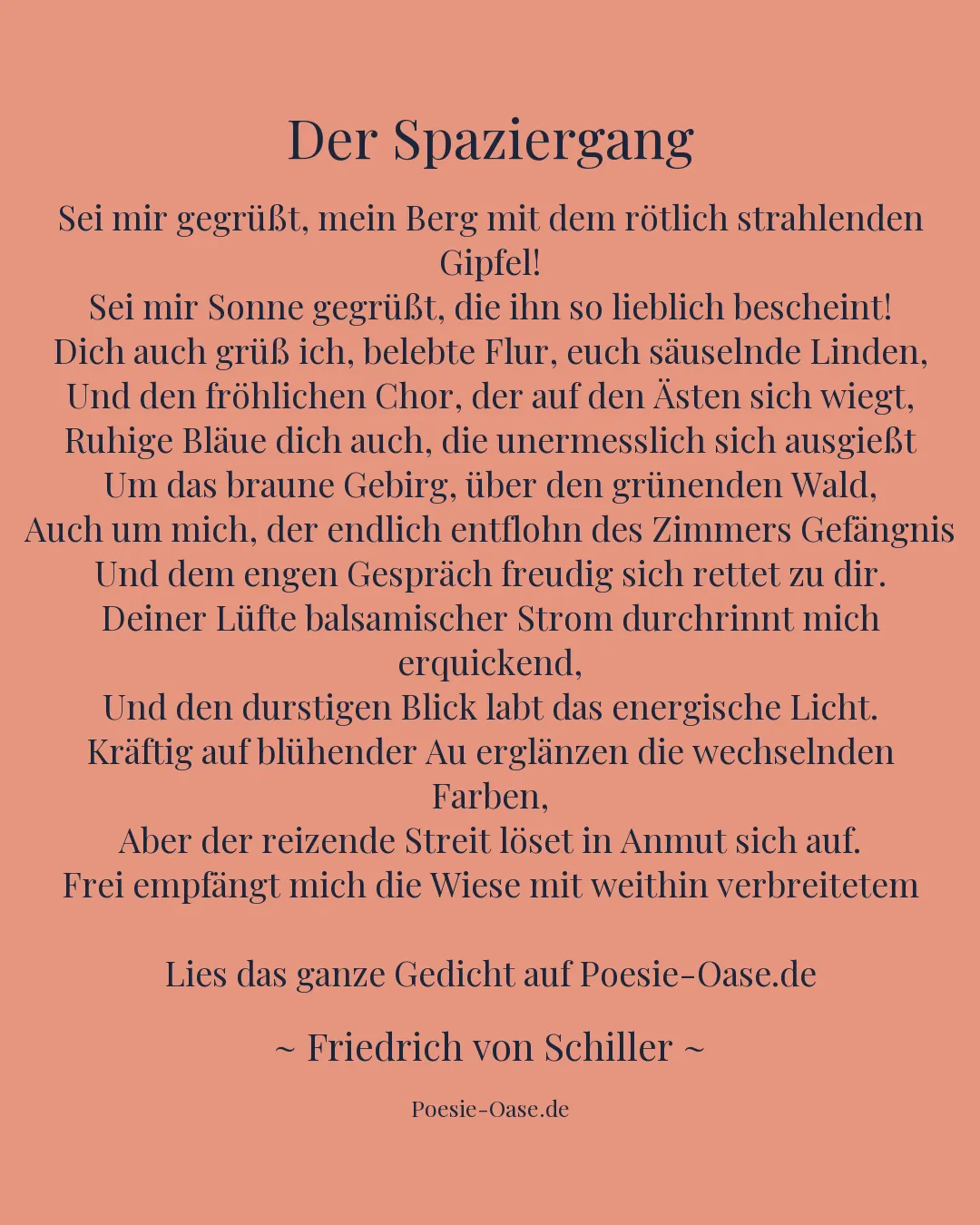 Illustration zu Der Spaziergang