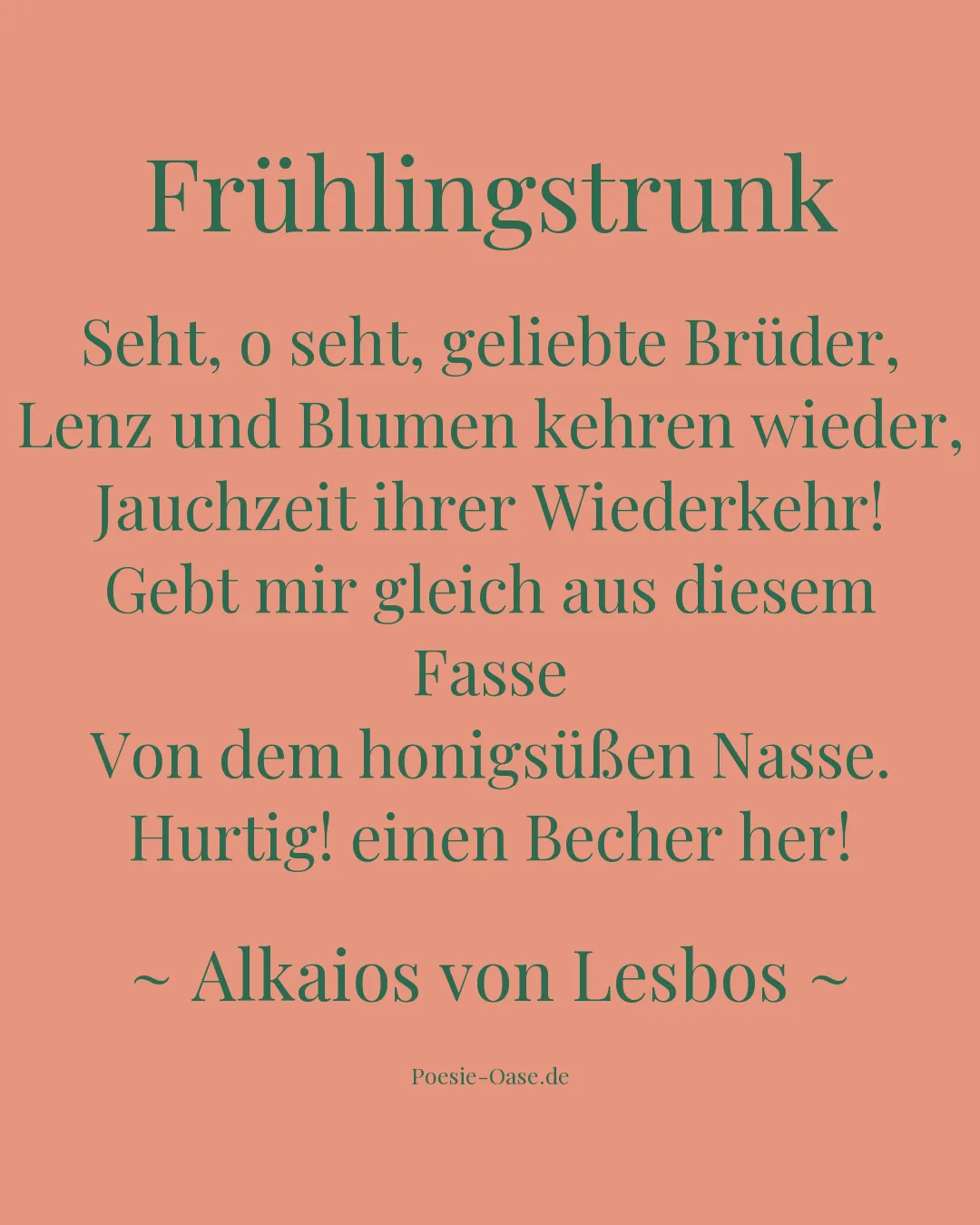 Illustration zu Frühlingstrunk