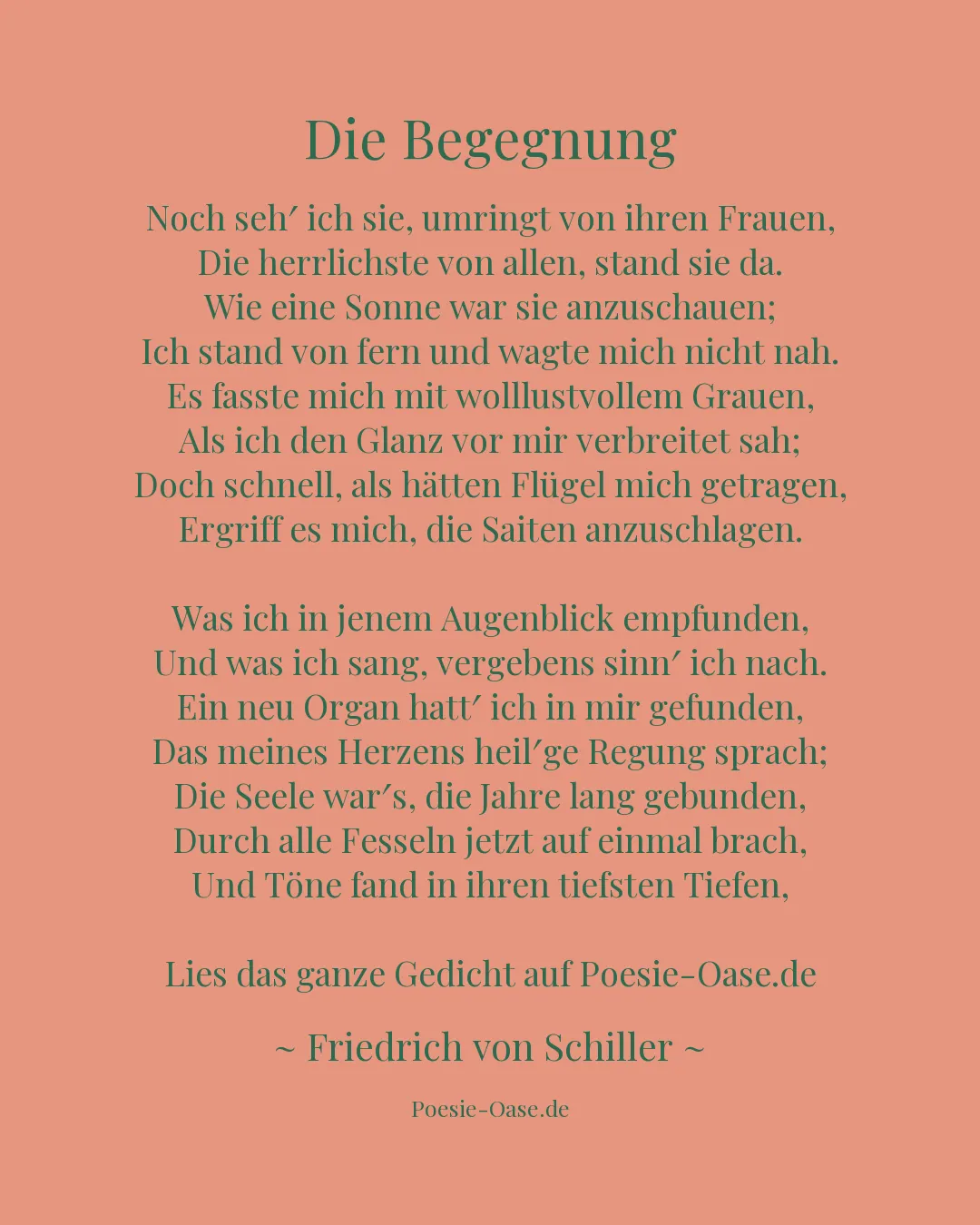 Illustration zu Die Begegnung