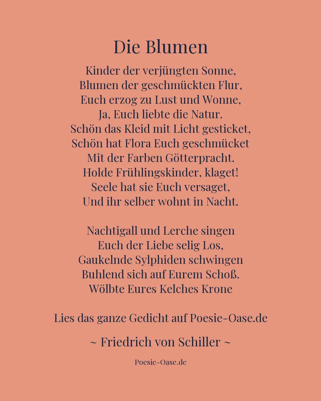 Illustration zu Die Blumen