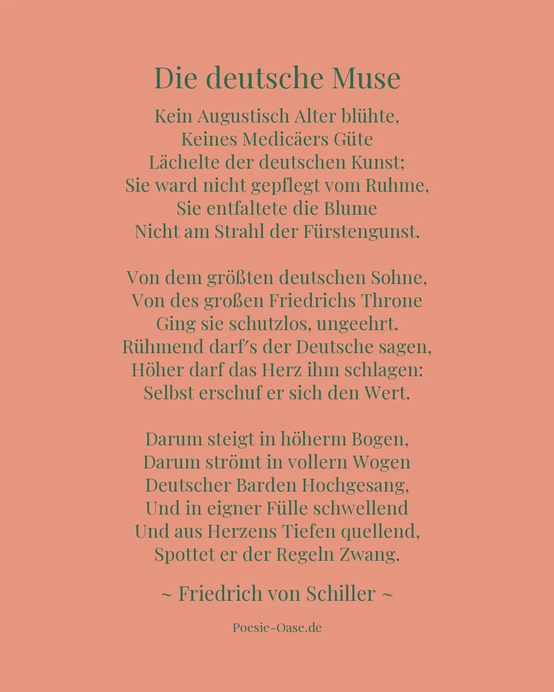 Illustration zu Die deutsche Muse