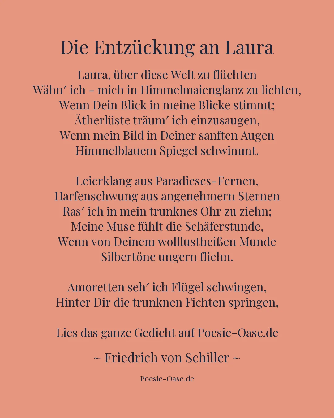 Illustration zu Die Entzückung an Laura