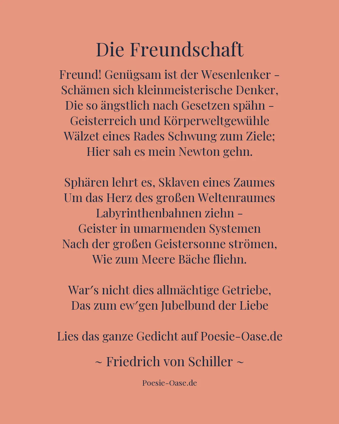 Illustration zu Die Freundschaft