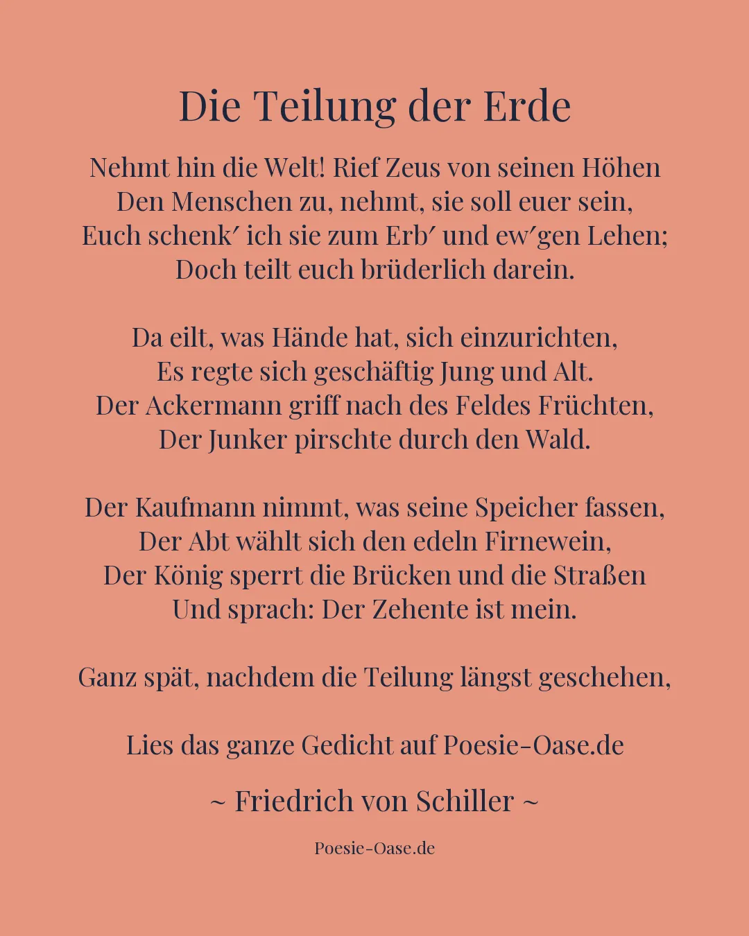 Illustration zu Die Teilung der Erde