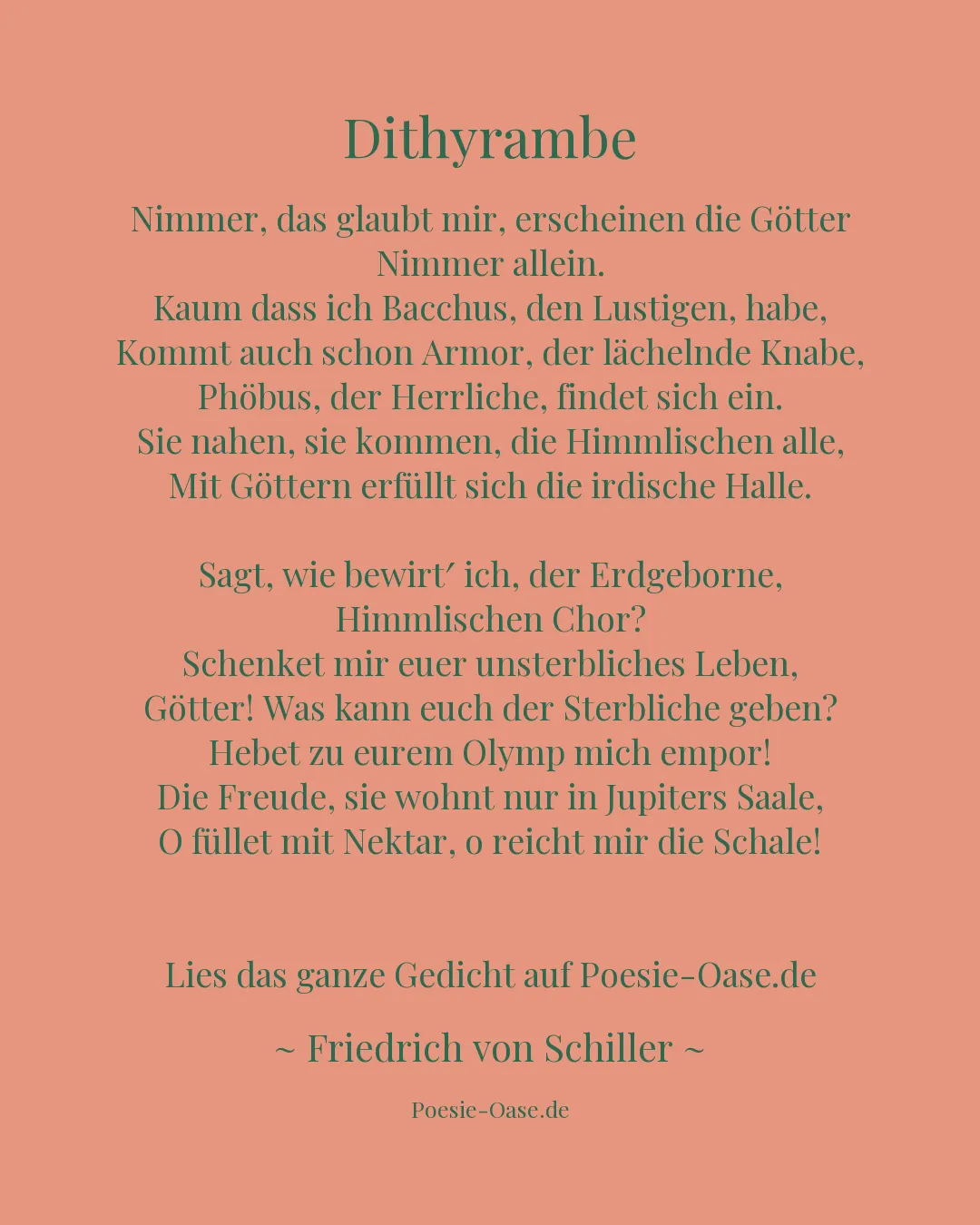 Illustration zu Dithyrambe