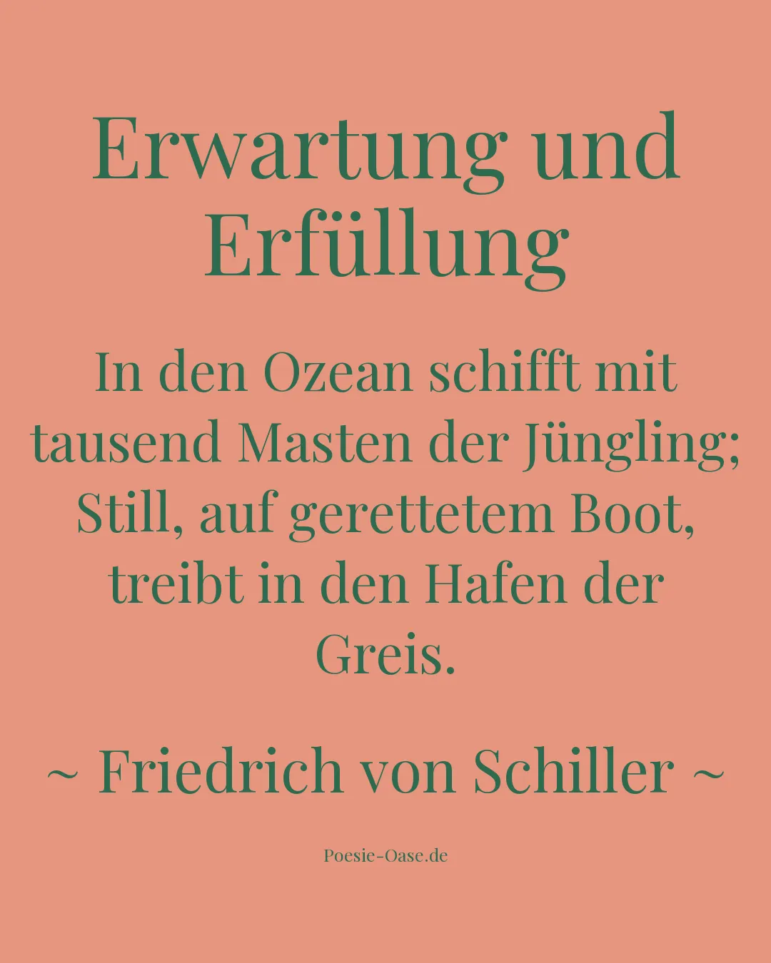 Illustration zu Erwartung und Erfüllung