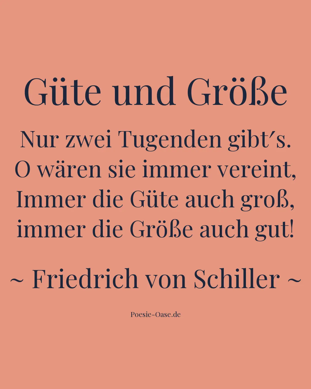 Illustration zu Güte und Größe
