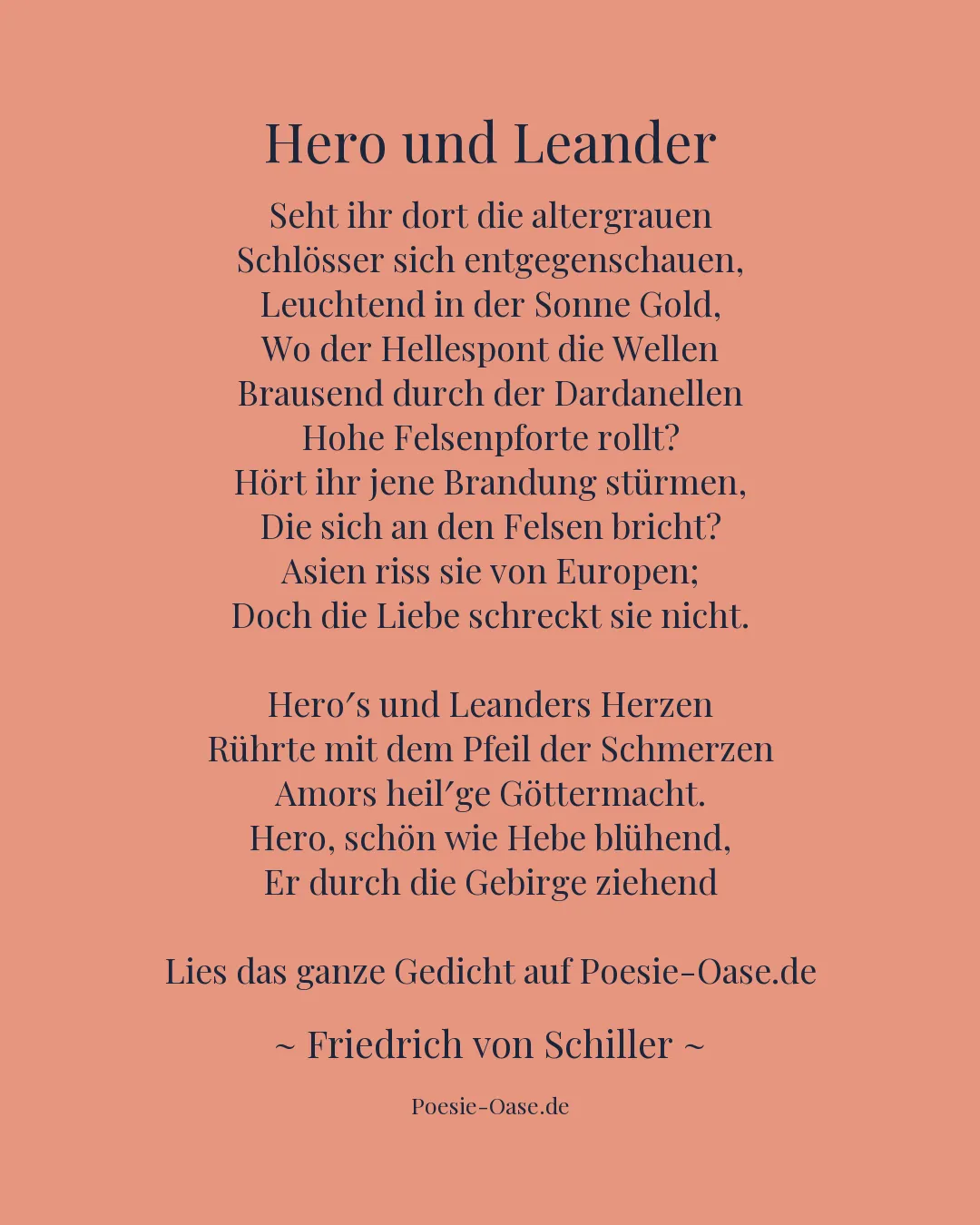 Illustration zu Hero und Leander