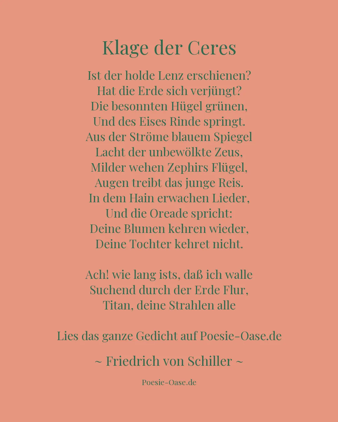 Illustration zu Klage der Ceres