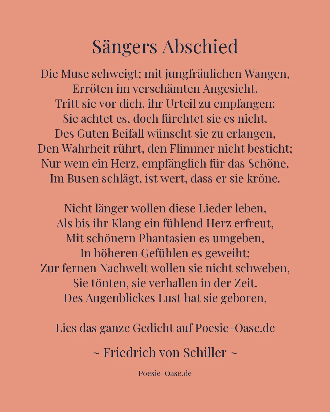 Illustration zu Sängers Abschied