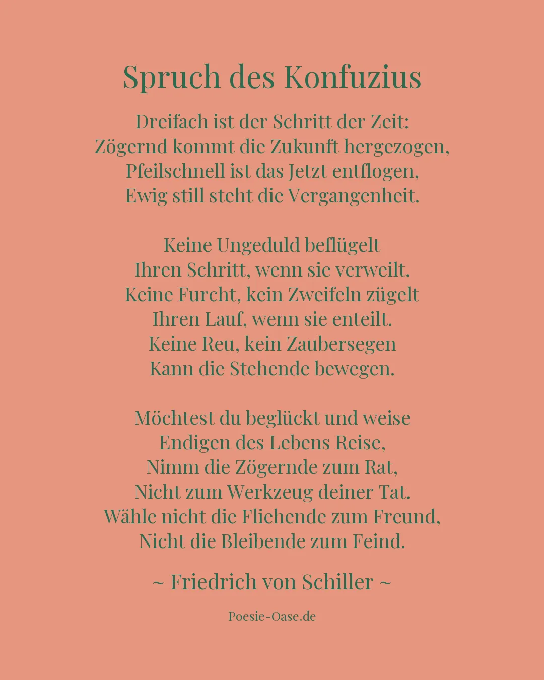 Illustration zu Spruch des Konfuzius