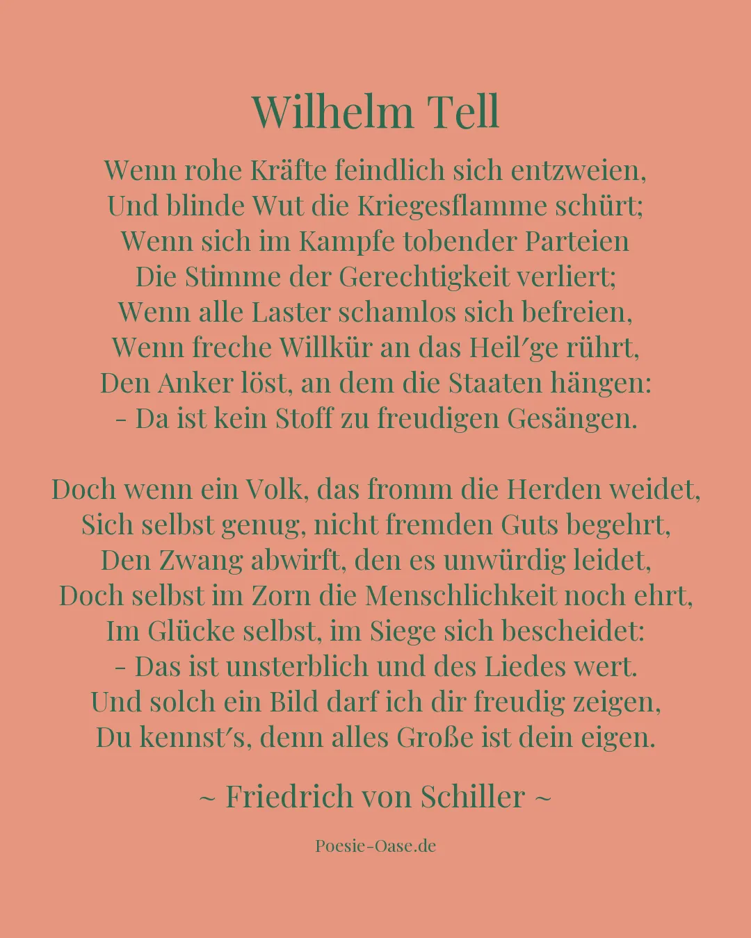 Illustration zu Wilhelm Tell