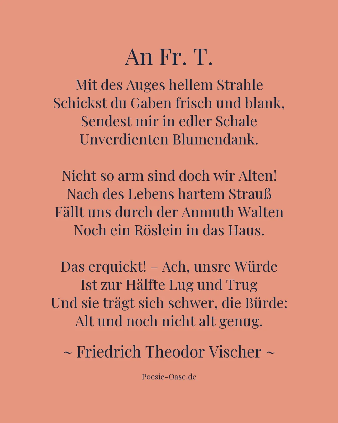 Illustration zu An Fr. T.