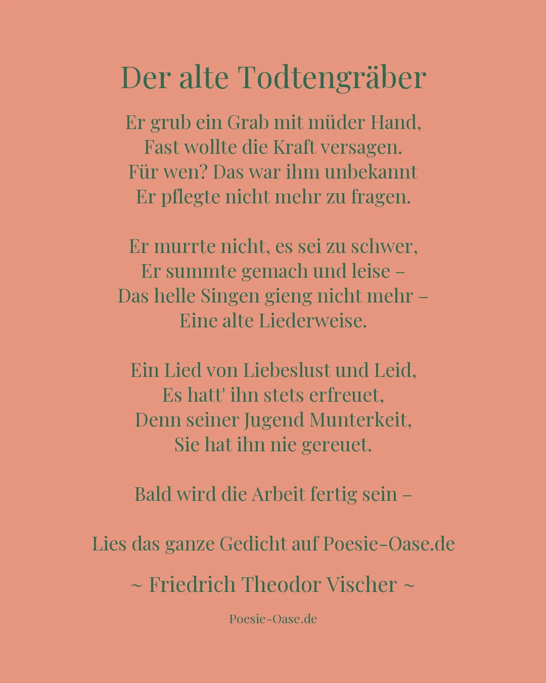 Illustration zu Der alte Todtengräber