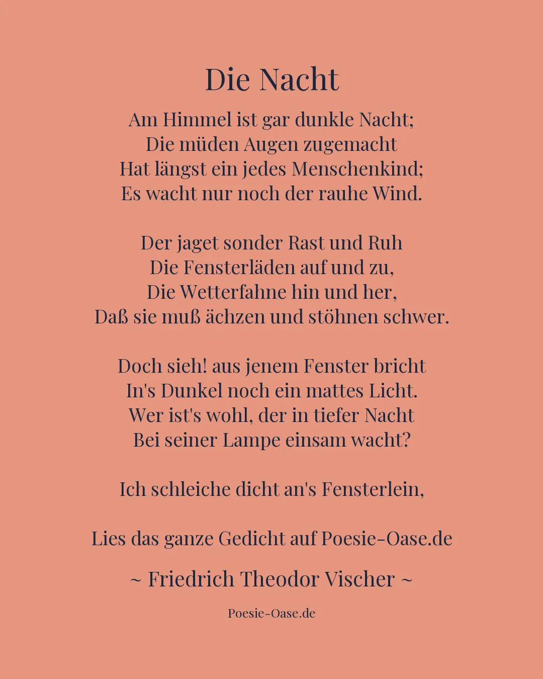 Illustration zu Die Nacht