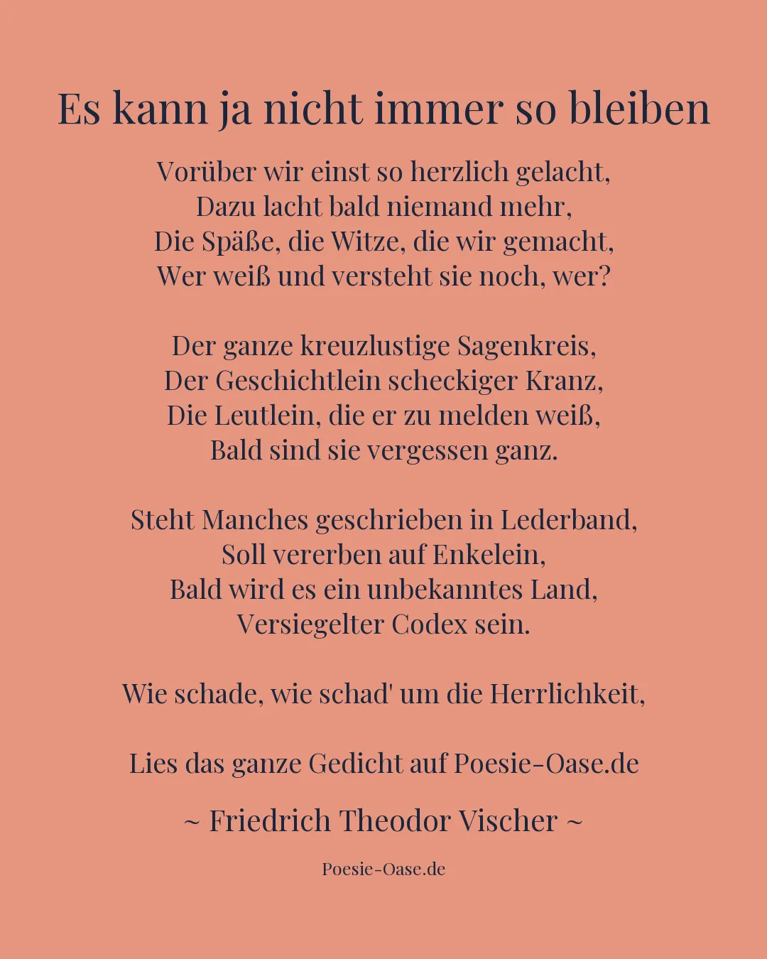 Illustration zu Es kann ja nicht immer so bleiben