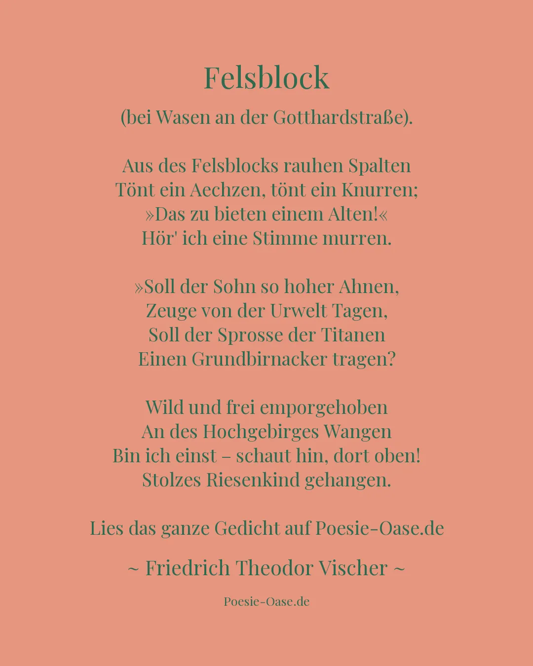 Illustration zu Felsblock