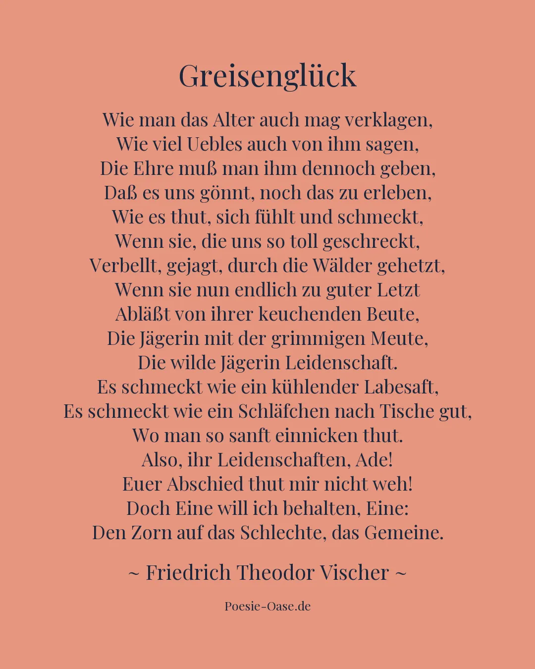 Illustration zu Greisenglück